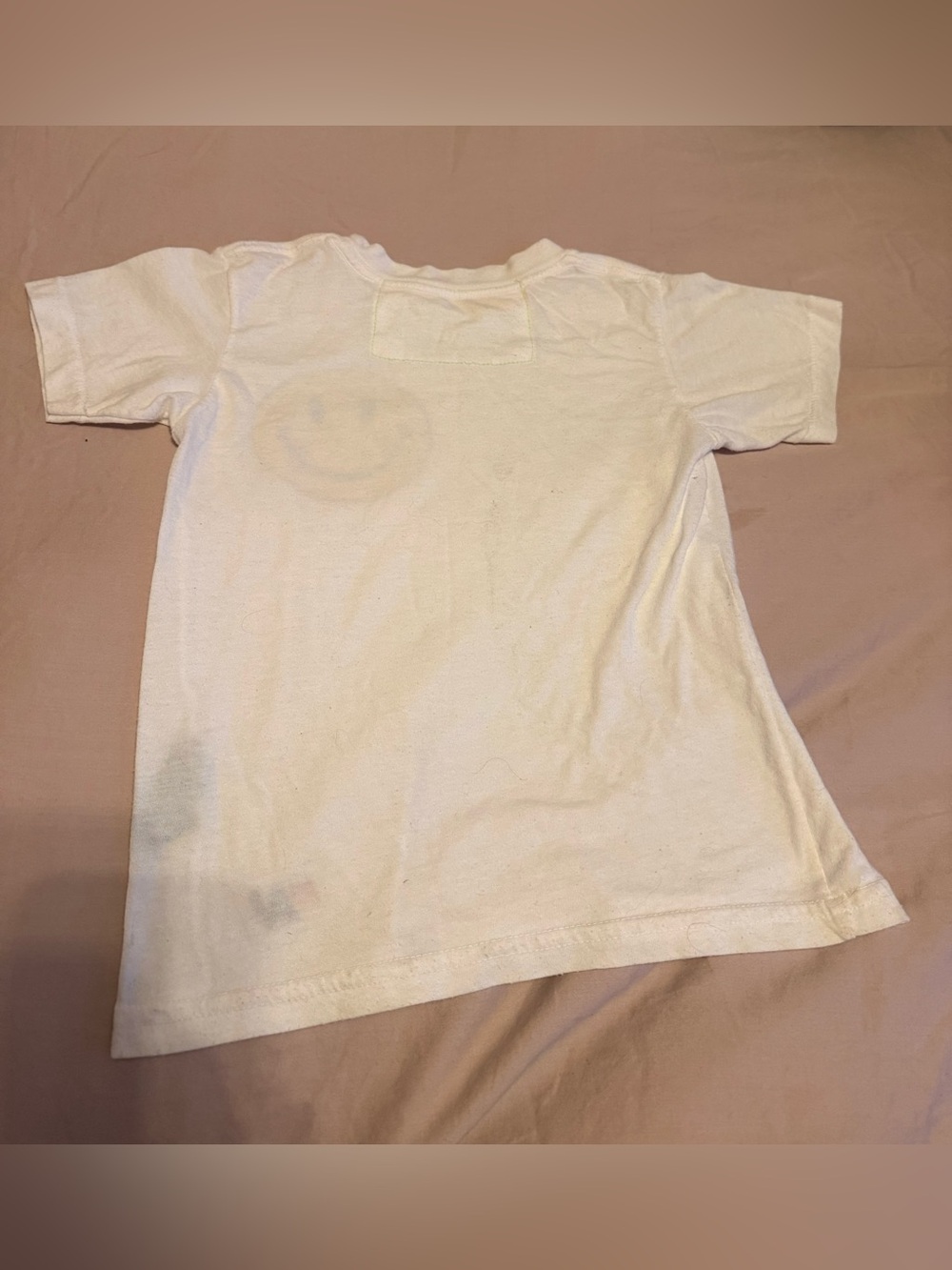 Aviator Nation White Tee with Yellow Smiley - Picture 2 of 3
